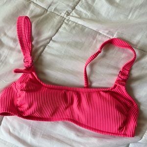 Neon Pink Bathing Suit Top